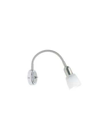 Aplique tulipán latón cristal azul claro 1x50w 230v//12v